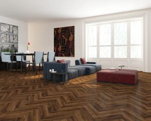 Brampton chase studio designs Chicory Haze Herringbone