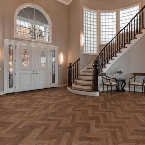 Luvanto design contemporary herringbone Priory Oak 