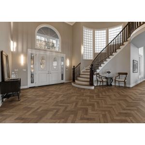 Luvanto design traditional herringbone Priory Oak